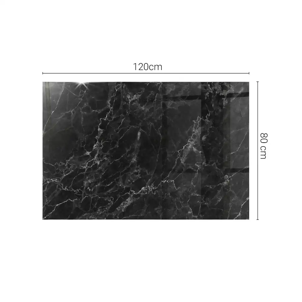Plateau rectangulaire en marbre à veines délicates