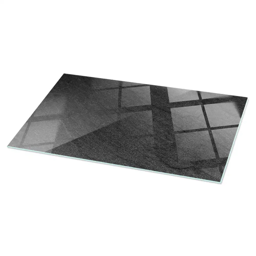 Plateau de table rectangulaire effet pierre