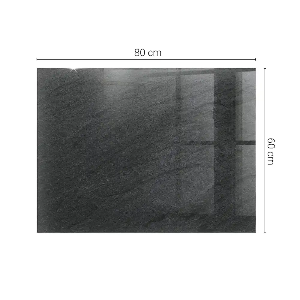 Plateau de table rectangulaire effet pierre
