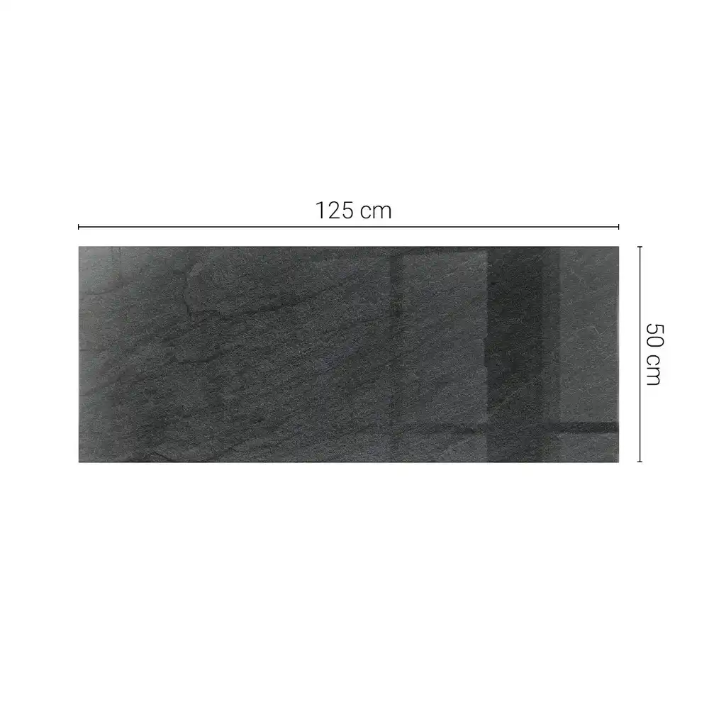 Plateau de table rectangulaire effet pierre