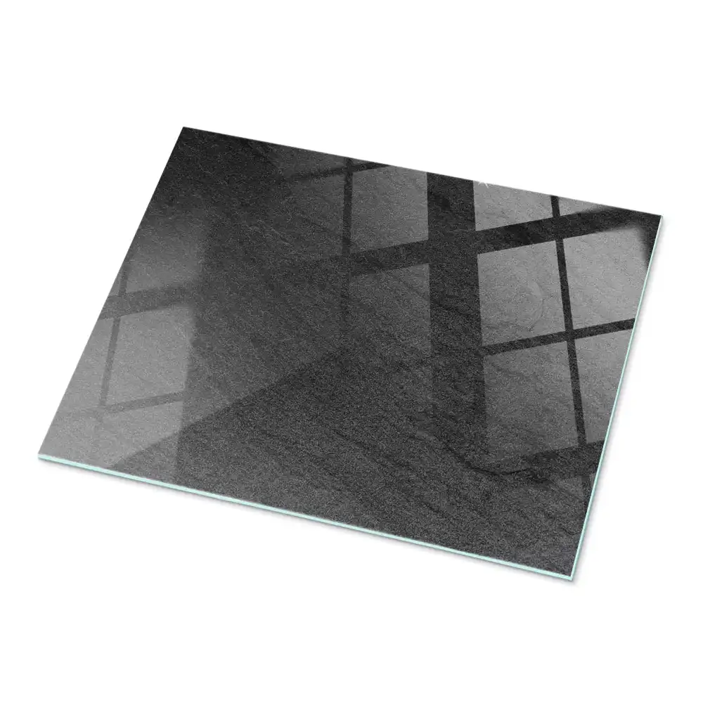 Plateau de table rectangulaire effet pierre