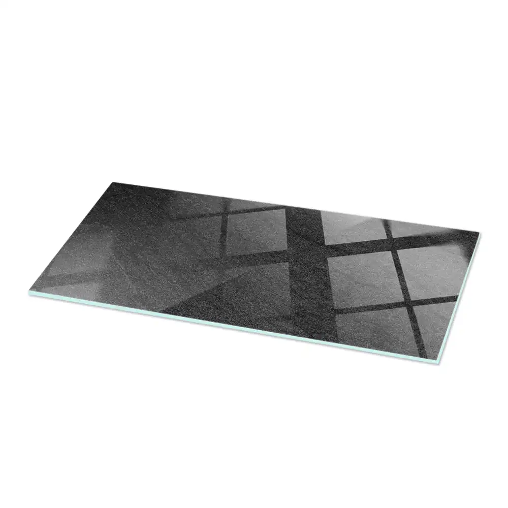 Plateau de table rectangulaire effet pierre