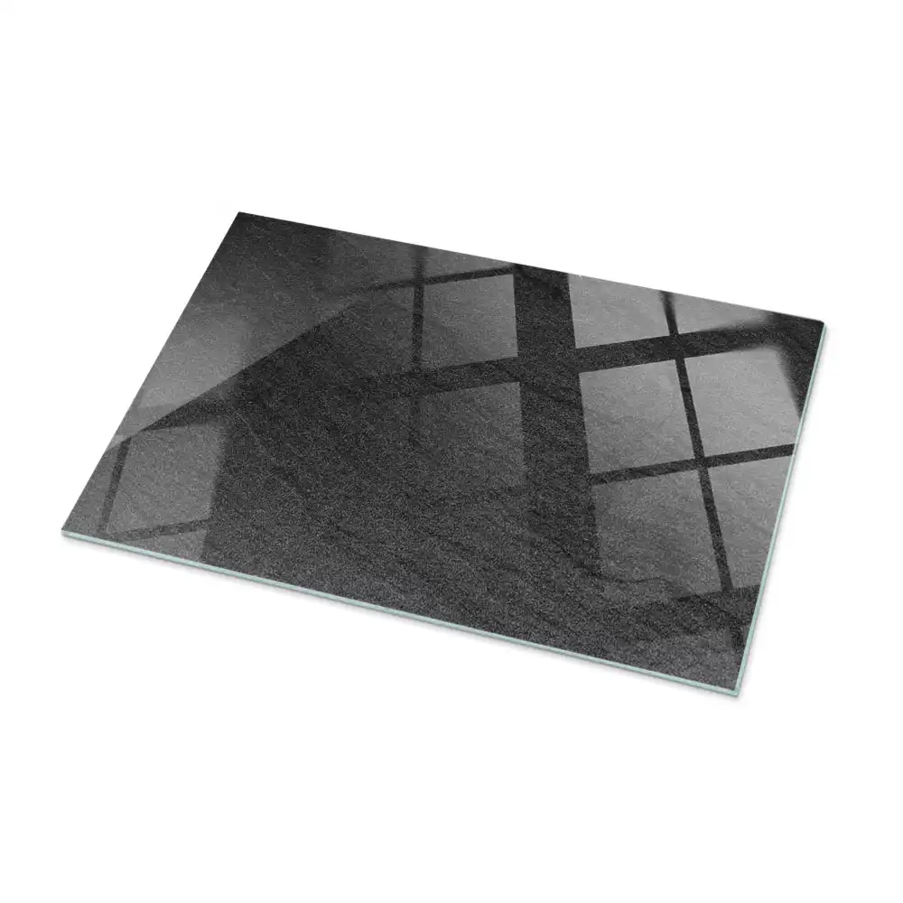 Plateau de table rectangulaire effet pierre