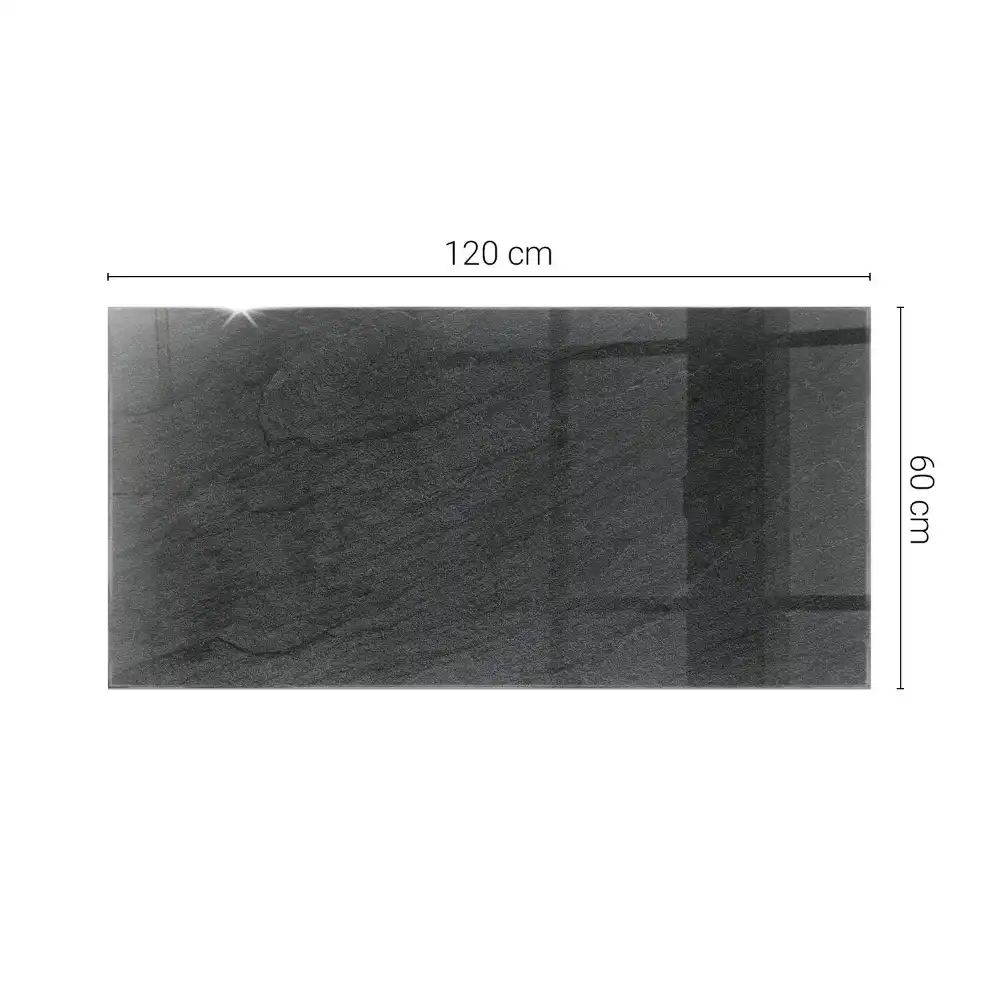 Plateau de table rectangulaire effet pierre