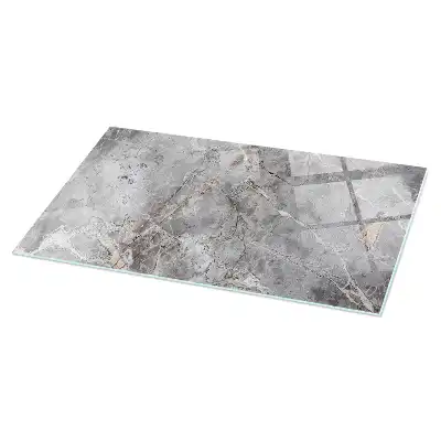 Plateau de table rectangulaire motif marbre élégant