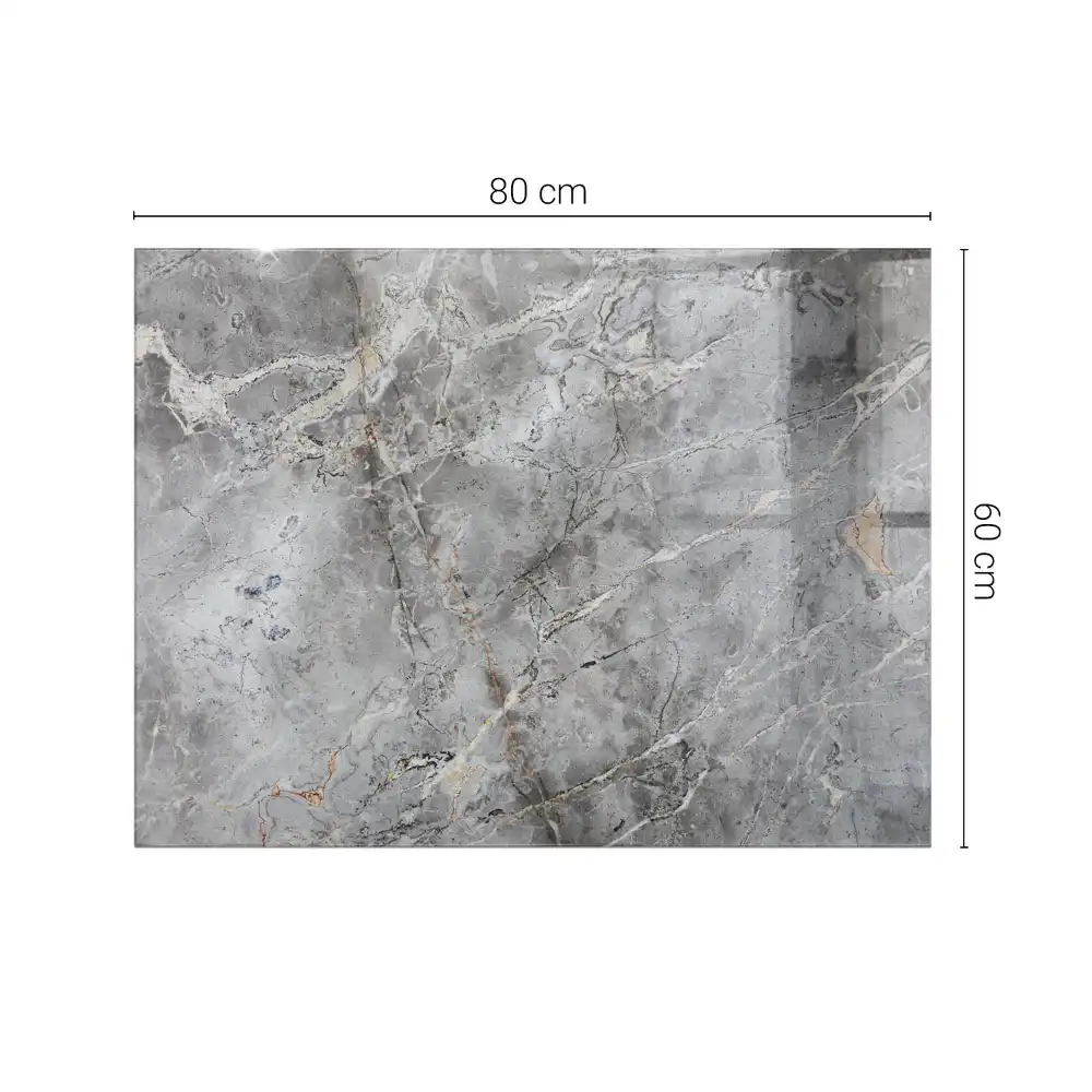 Plateau de table rectangulaire motif marbre élégant