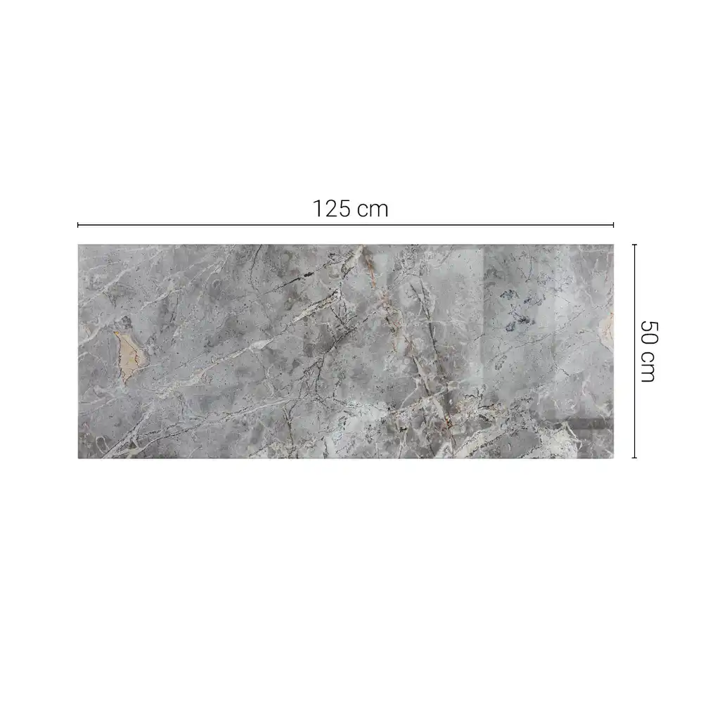 Plateau de table rectangulaire motif marbre élégant