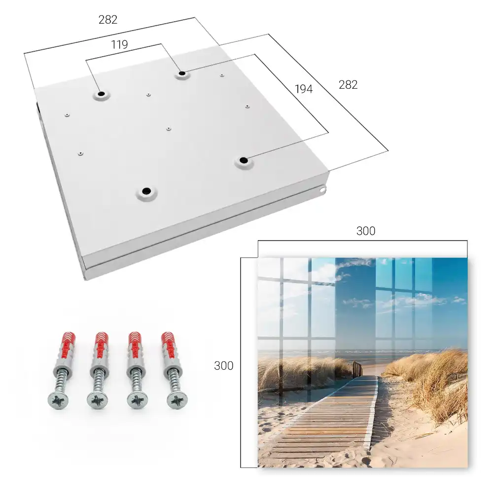 Boîte à clés un chemin sur la plage entouré de dunes et d'herbes