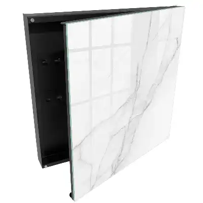 Armoire à clés un motif marbré subtil plein d'élégance