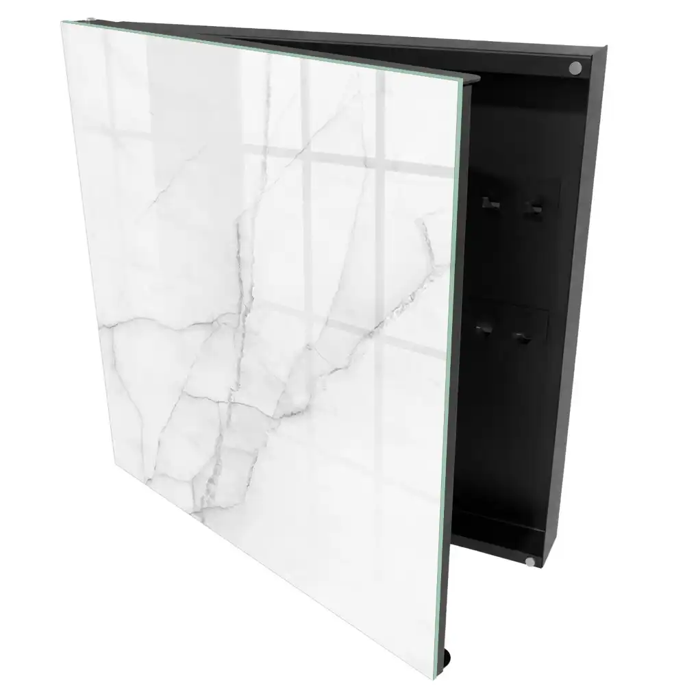 Armoire à clés un motif marbré subtil plein d'élégance