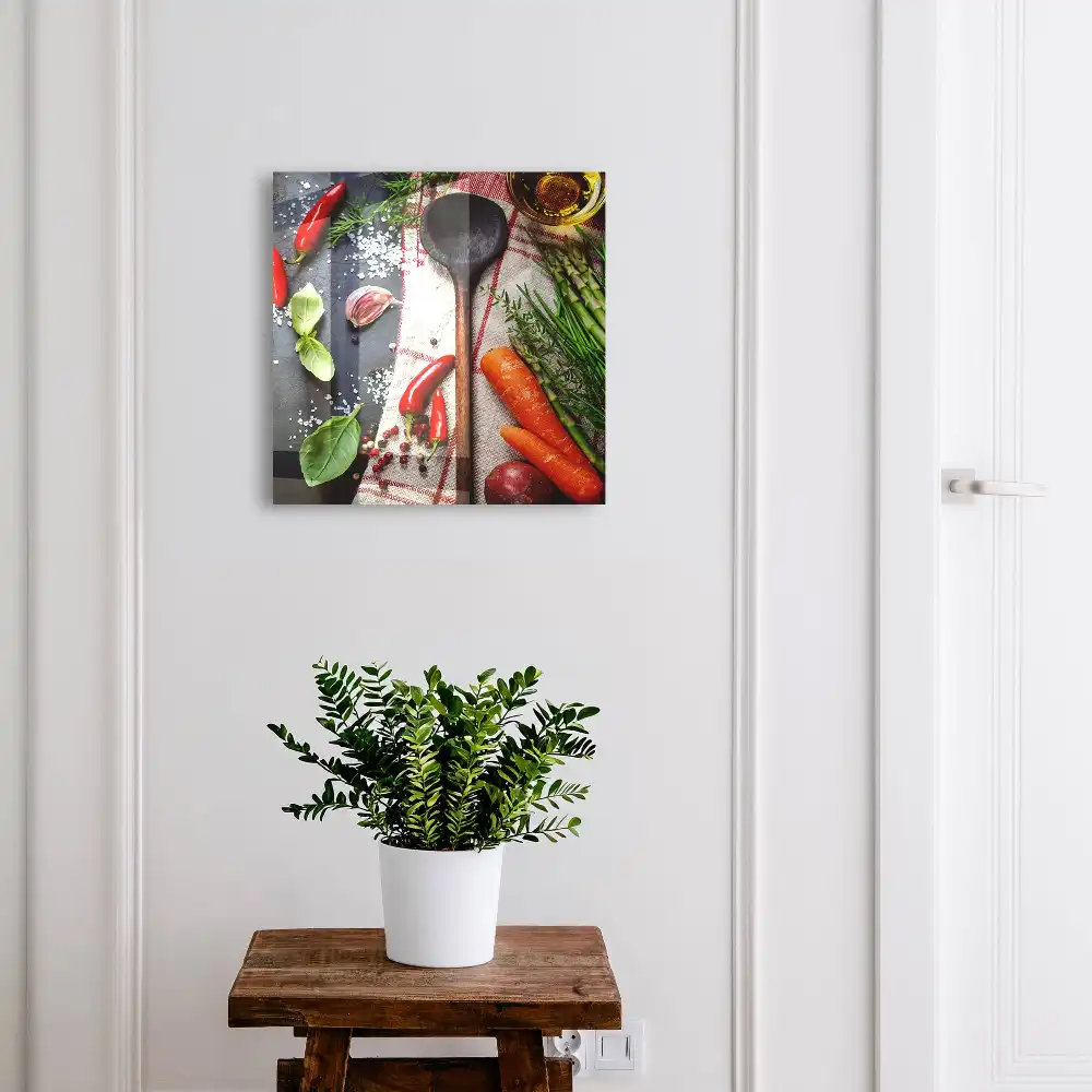 Armoire à clés couleurs et textures dans l'environnement de la cuisine
