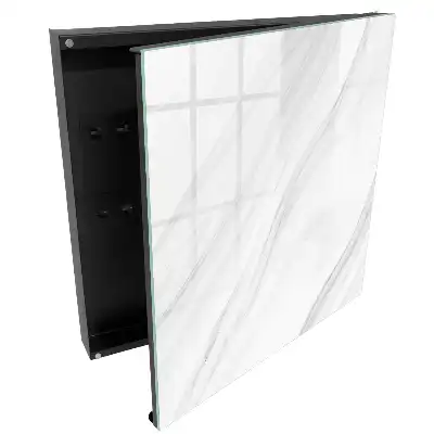Armoire à clés ondulations et lignes subtiles dans des tons clairs