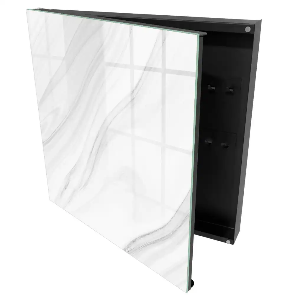 Armoire à clés ondulations et lignes subtiles dans des tons clairs