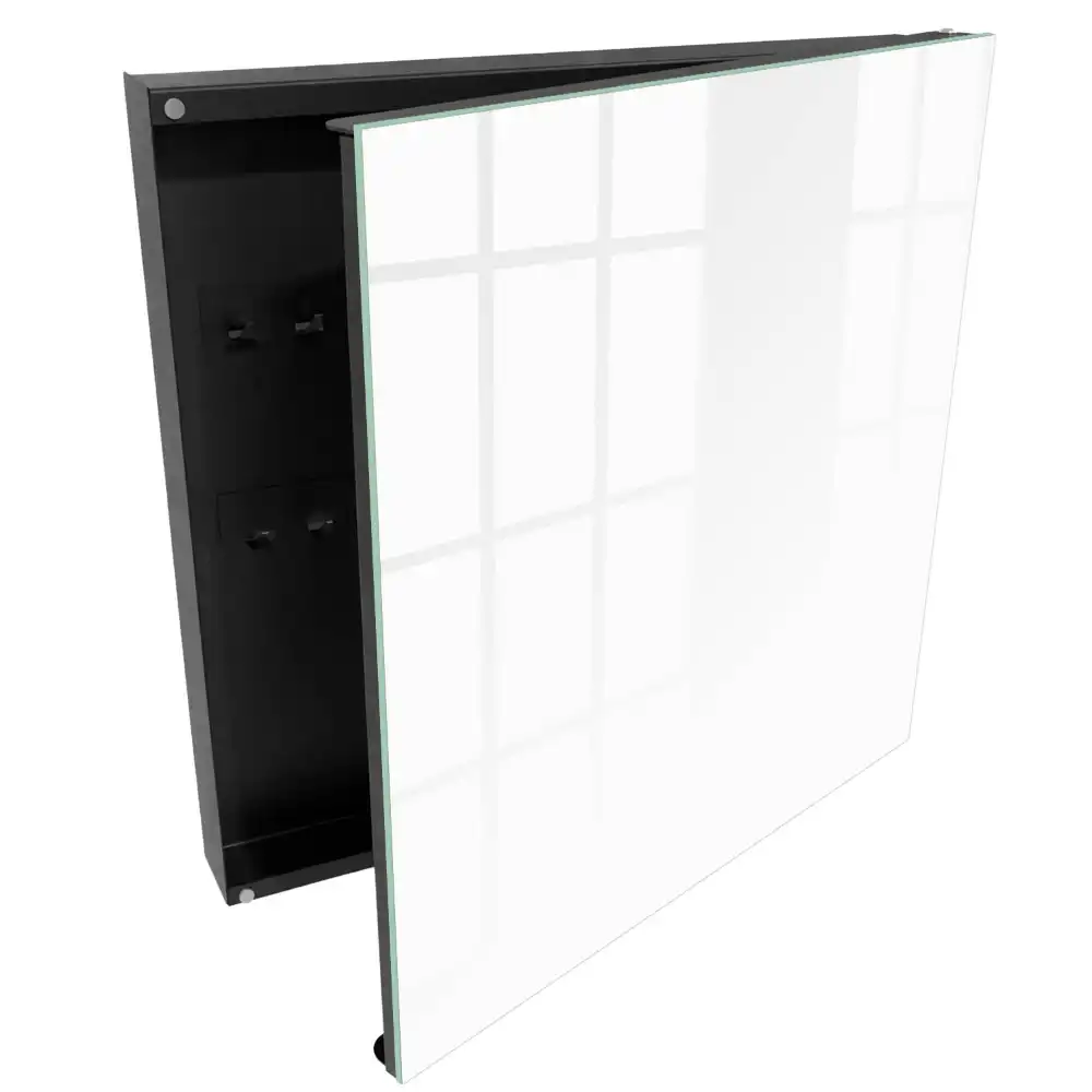 Armoire à clés blanc pur et minimaliste