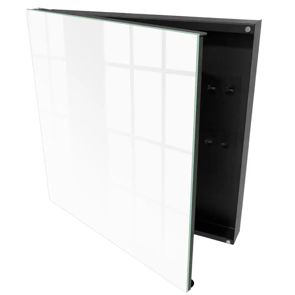 Armoire à clés blanc pur et minimaliste