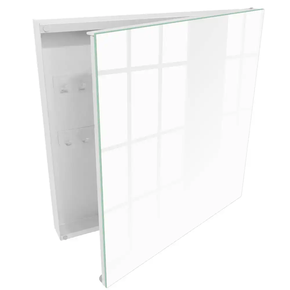 Armoire à clés blanc pur et minimaliste
