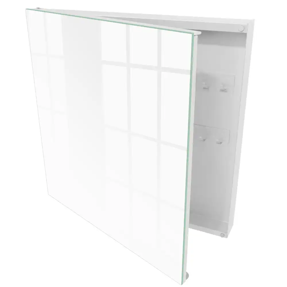 Armoire à clés blanc pur et minimaliste