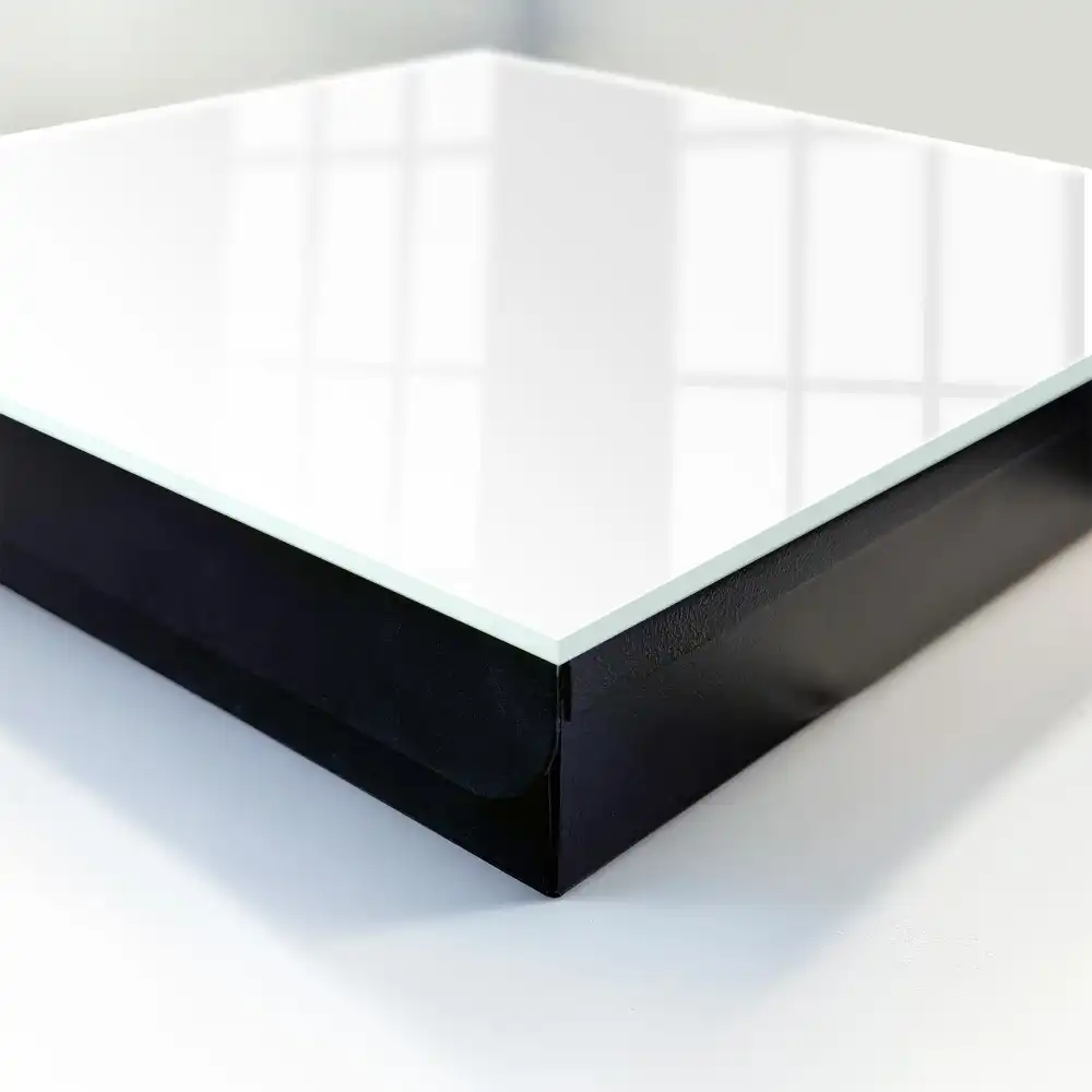Armoire à clés blanc pur et minimaliste