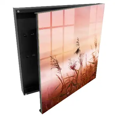 Armoire à clés l'herbe fraîche du matin aux teintes pastel