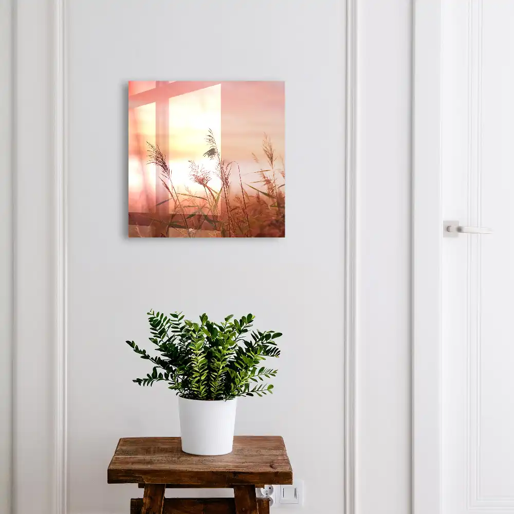 Armoire à clés l'herbe fraîche du matin aux teintes pastel