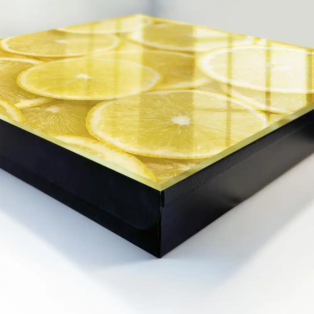 Armoire à clés des tranches de citron juteuses pleines d'énergie
