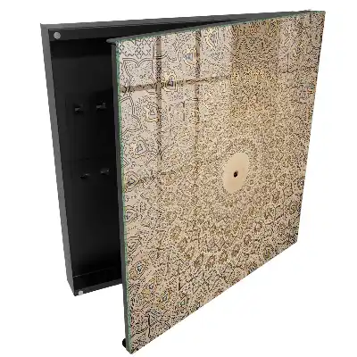 Armoire à clés un motif complexe plein de symétrie et d'élégance