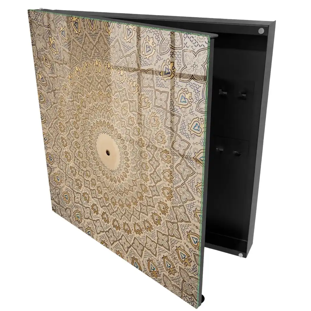 Armoire à clés un motif complexe plein de symétrie et d'élégance
