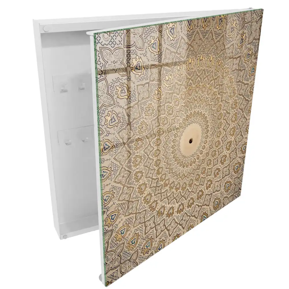 Armoire à clés un motif complexe plein de symétrie et d'élégance