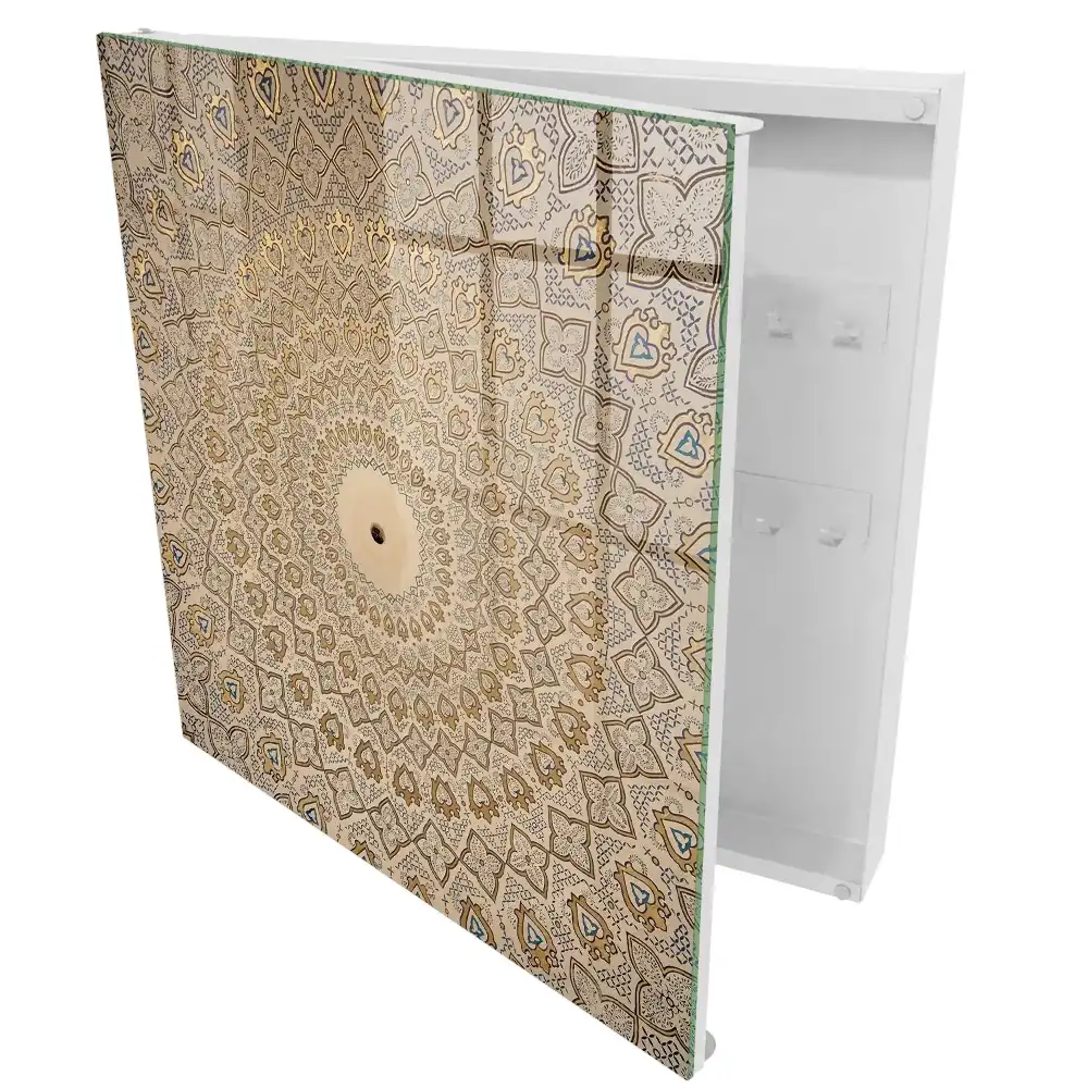 Armoire à clés un motif complexe plein de symétrie et d'élégance