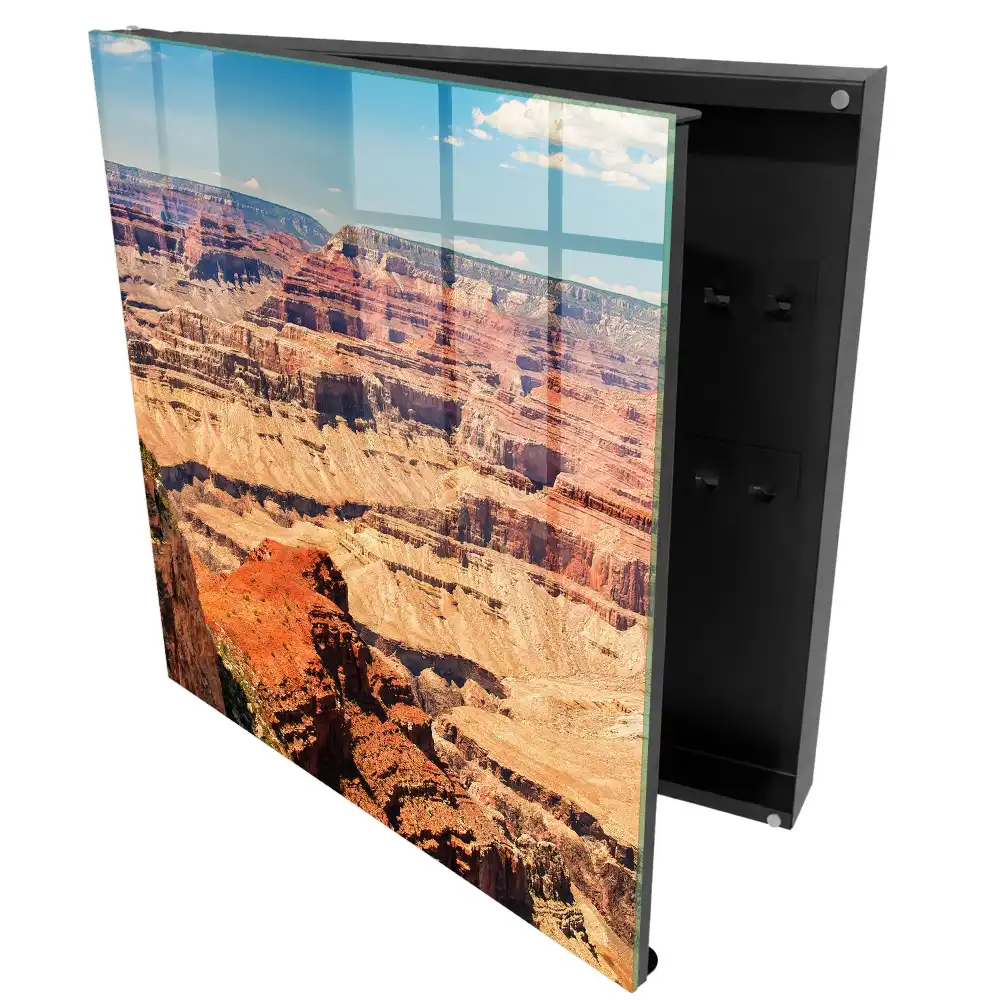 Armoire à clés un paysage majestueux plein de couleurs