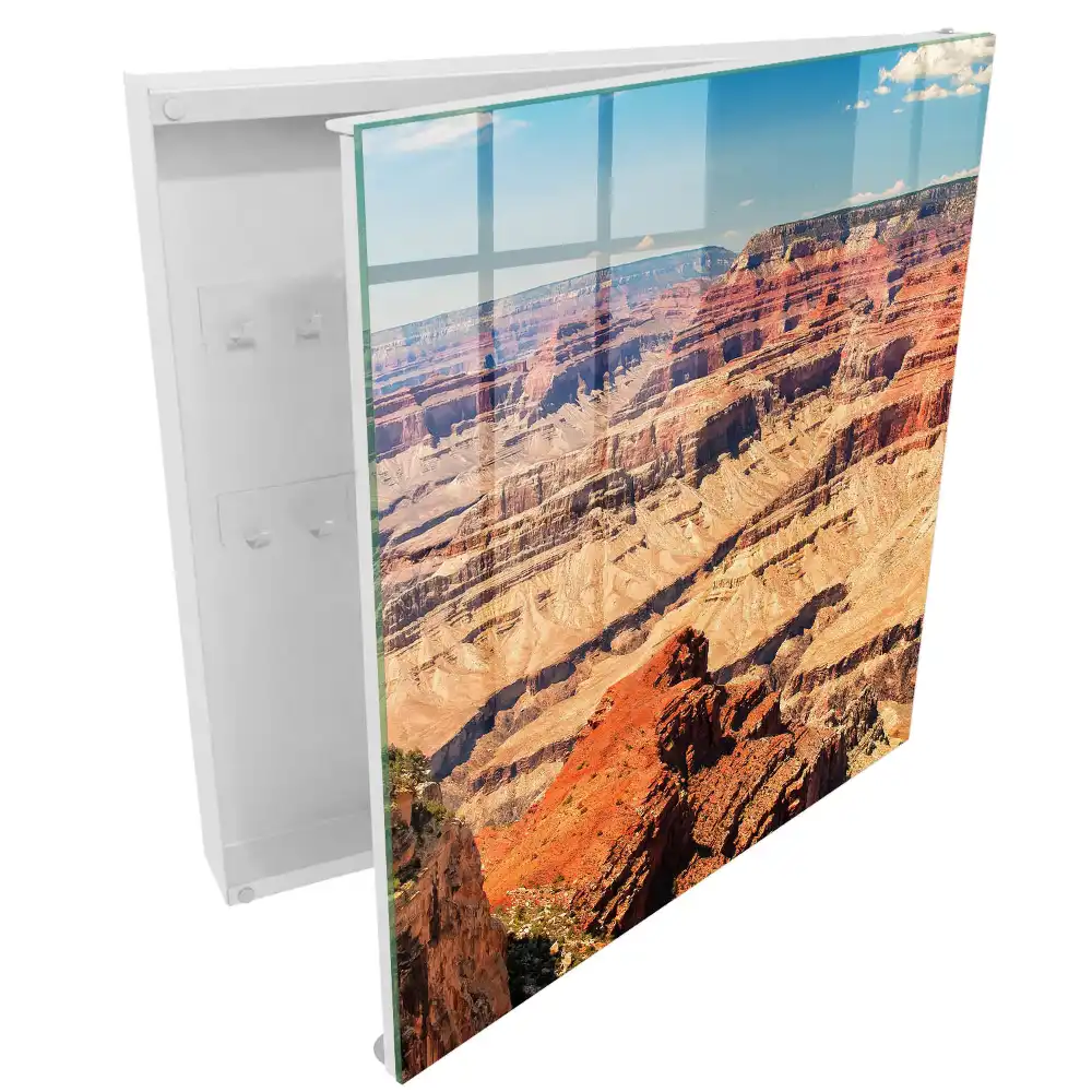 Armoire à clés un paysage majestueux plein de couleurs