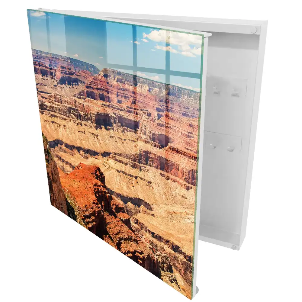 Armoire à clés un paysage majestueux plein de couleurs