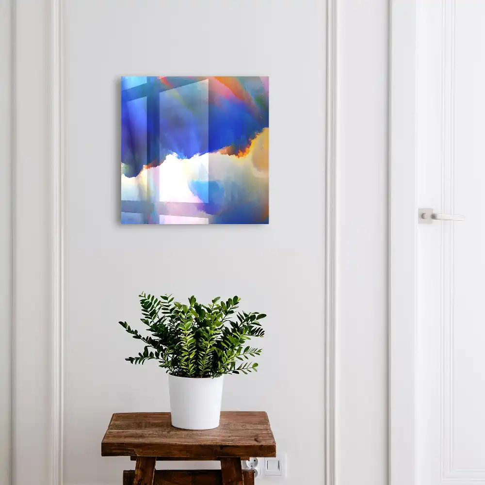 Boîte à clés murale un mélange éclatant de couleurs et l'énergie de l'harmonie