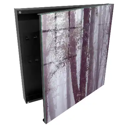 Boîte à clés une forêt brumeuse pleine de mystère