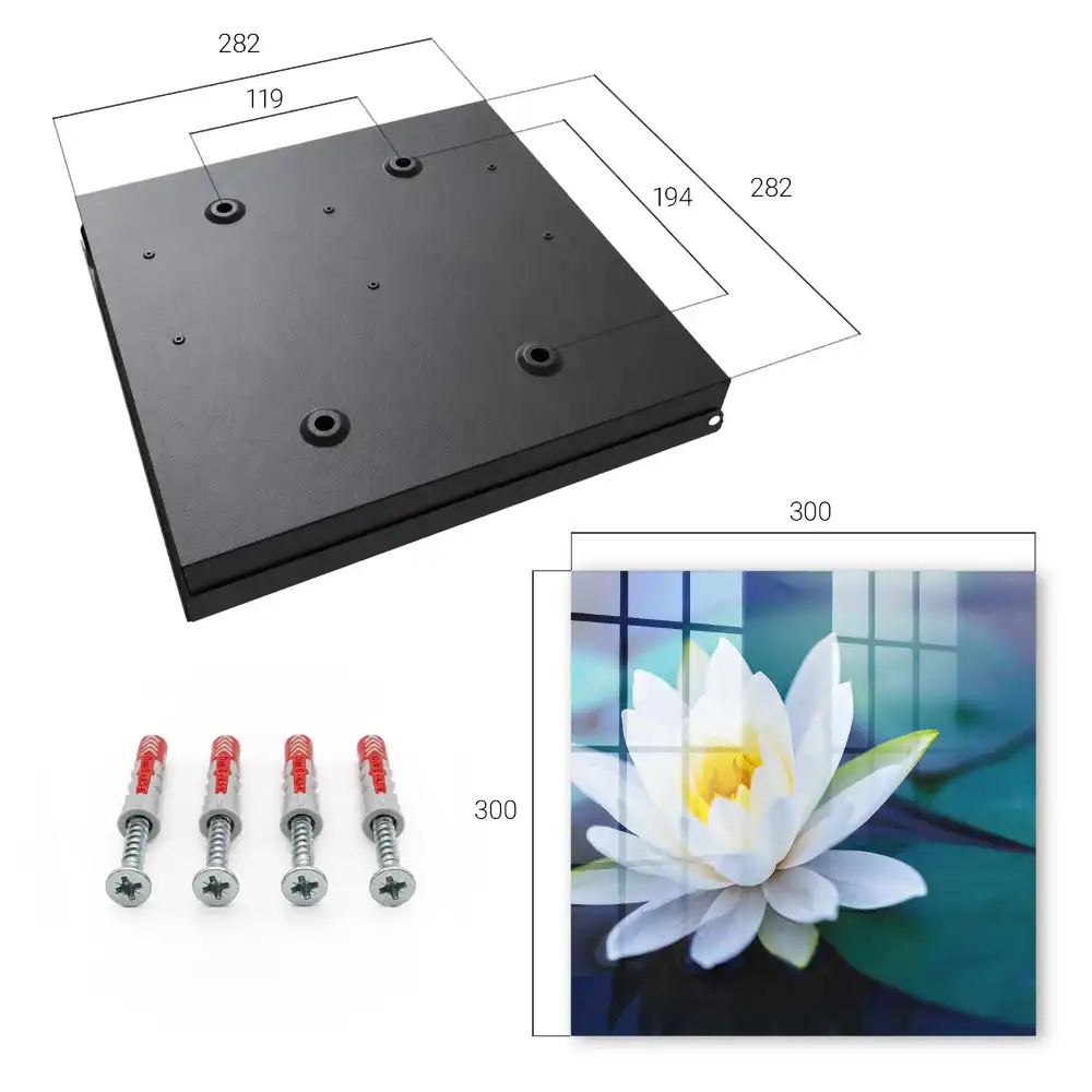 Armoire à clés nénuphar sur un étang méditation en pleine nature