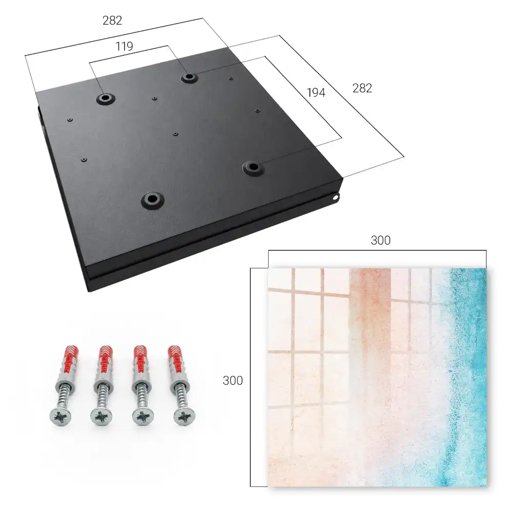 Armoire à clés dégradés pastels et structure efficaces