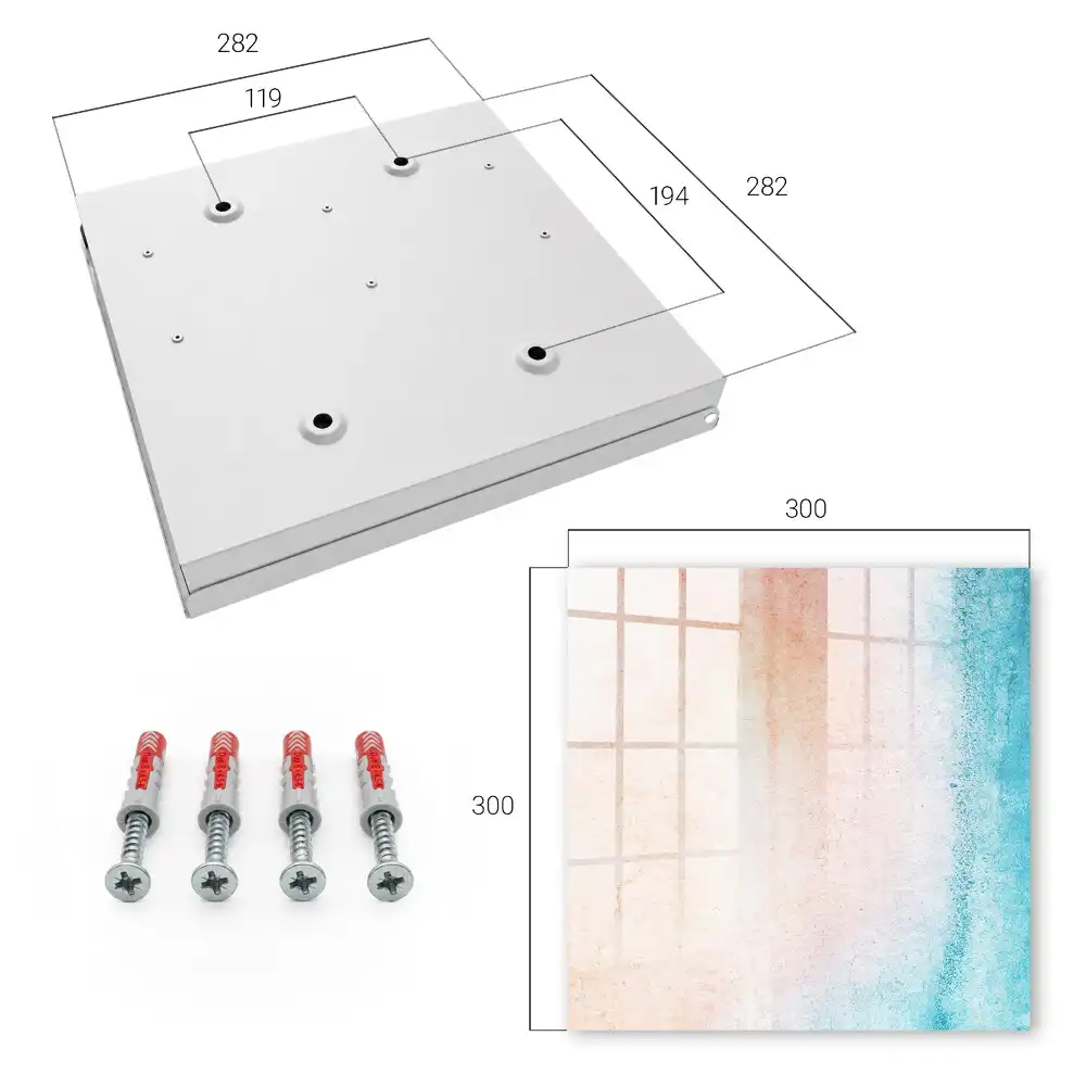 Armoire à clés dégradés pastels et structure efficaces