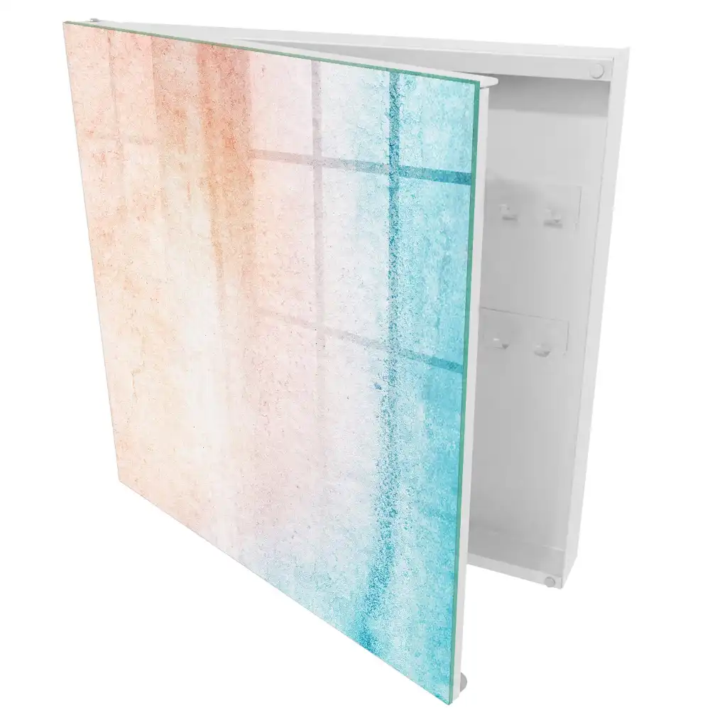 Armoire à clés dégradés pastels et structure efficaces