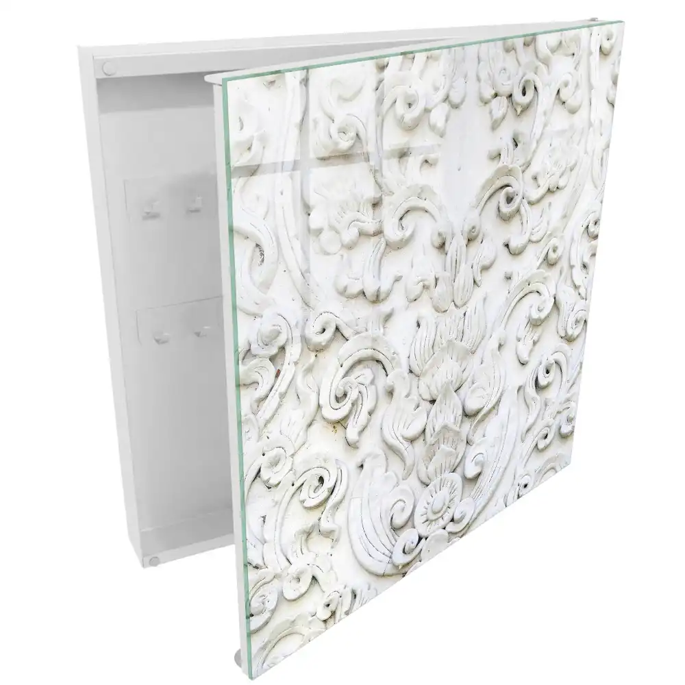 Armoire à clés ornements délicats aux formes raffinées