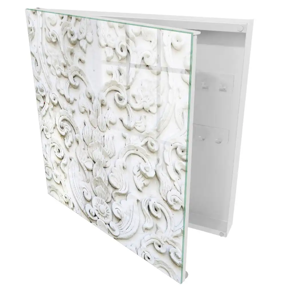 Armoire à clés ornements délicats aux formes raffinées