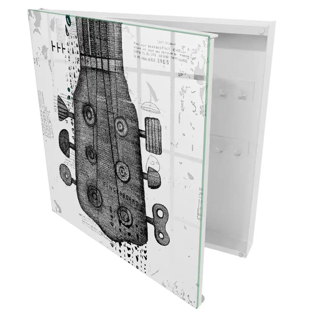 Boîte à clés graphismes minimalistes pour les instruments avec des détails exceptionnels