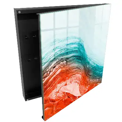 Armoire à clés l'énergie des couleurs et la fluidité des formes