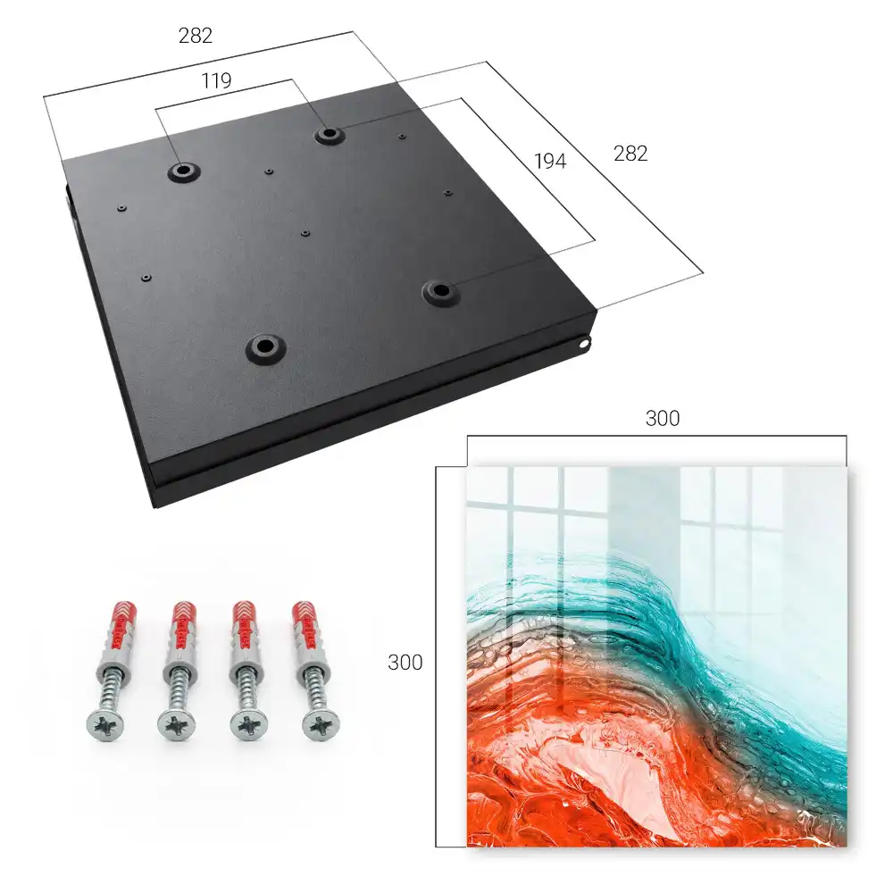 Armoire à clés l'énergie des couleurs et la fluidité des formes