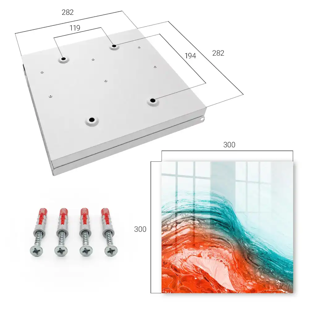 Armoire à clés l'énergie des couleurs et la fluidité des formes