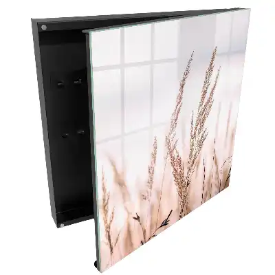 Armoire à clés brins d'herbe délicats aux couleurs pastel