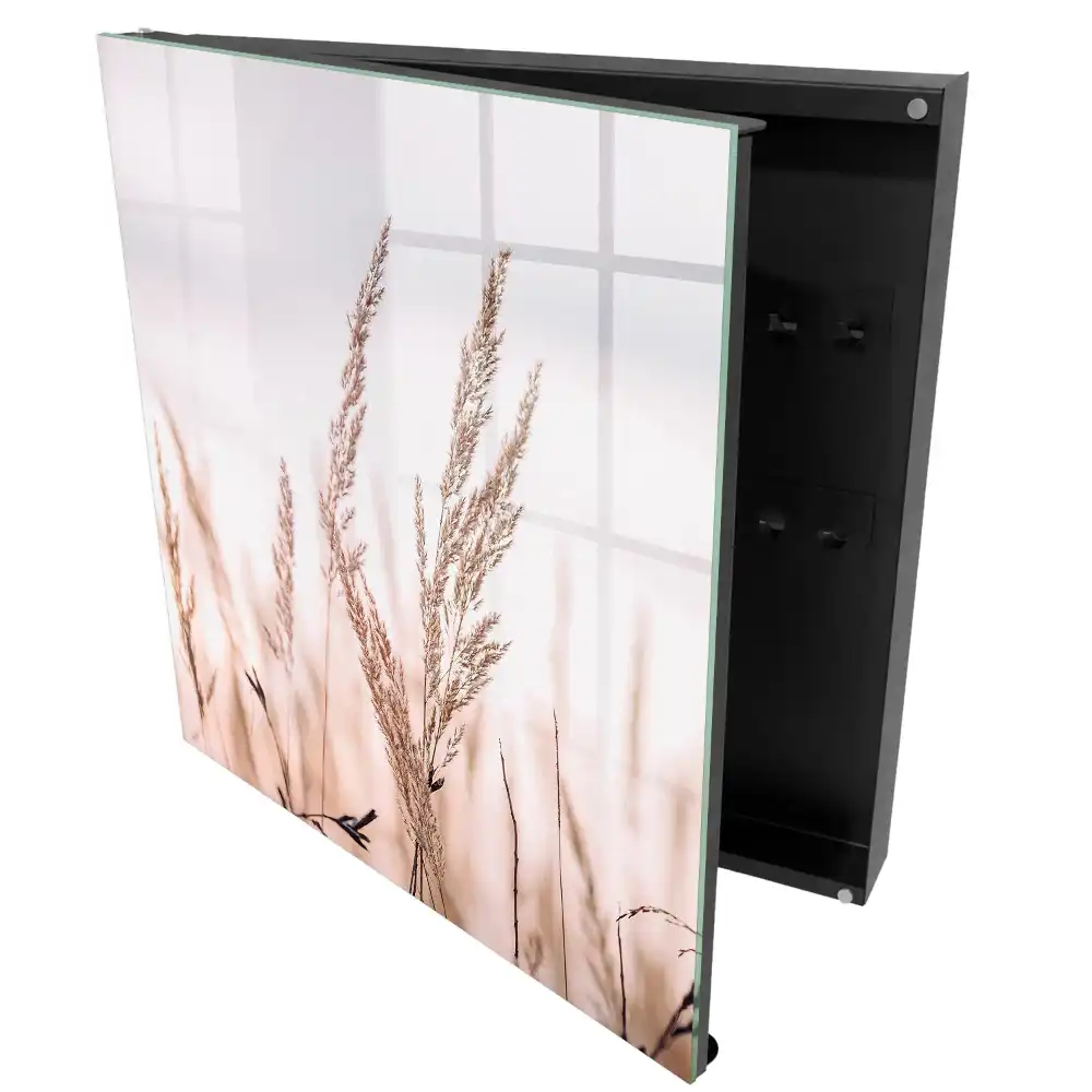 Armoire à clés brins d'herbe délicats aux couleurs pastel