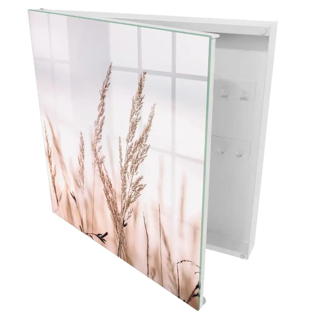 Armoire à clés brins d'herbe délicats aux couleurs pastel