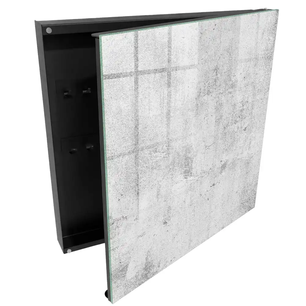 Armoire à clés texture de béton gris idéale pour les intérieurs