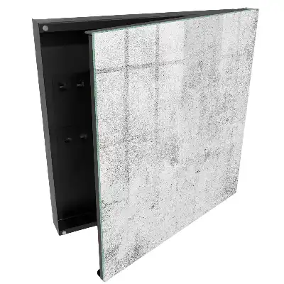 Armoire à clés texture de béton gris idéale pour les intérieurs