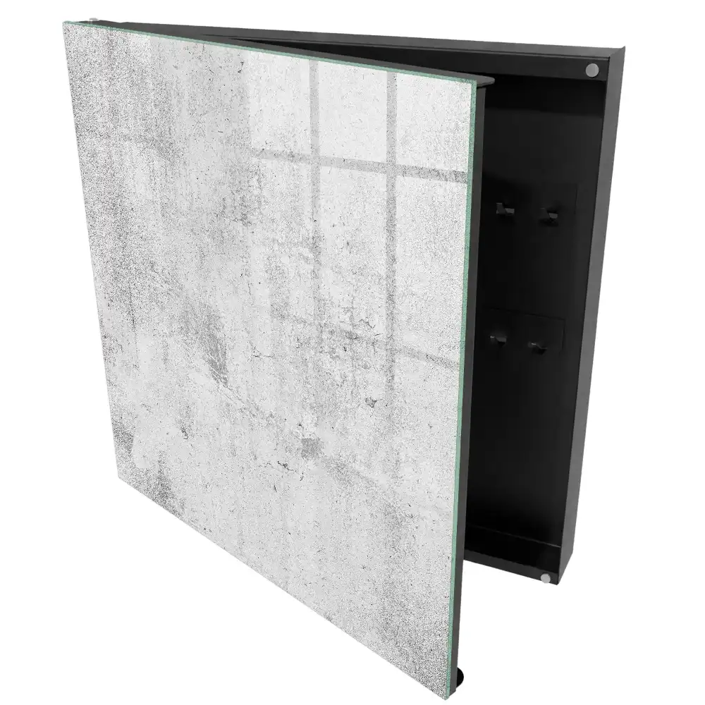 Armoire à clés texture de béton gris idéale pour les intérieurs